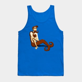 Merstache Tank Top